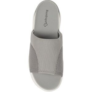 Baretraps Womens Whisper Mesh Slide Sandals Shoes BHFO 5568 Gray Size 10M